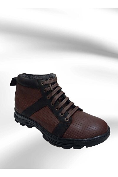 Meto MTO Chukka Lace-up Brown Boot - Genuine Calf Leather with Safety Sole