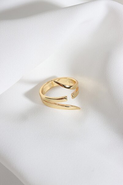 LA PERRY ACCESSORIES خاتم ذهبي 3 صفوف