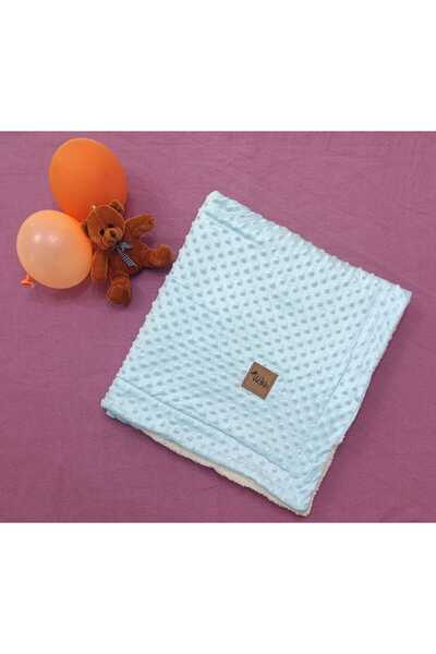 Welkin بطانية أطفال مزدوجة الطبقات مبطنة بقماش ويلسوفت بنقشة الحمص