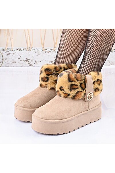 Tmall Women's boots, type, Made of -friendly suede leather, fur, TM1CD1053, Khaki