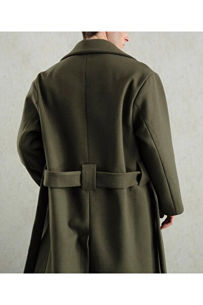 Hazhers Чоловічий з поясом Кашеміровий бавовняний зимовий пальто