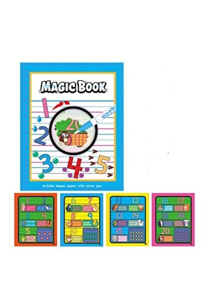 ALHENA Carte de colorat cu magie a apei, Alhena, carte magică reutilizabilă, ...