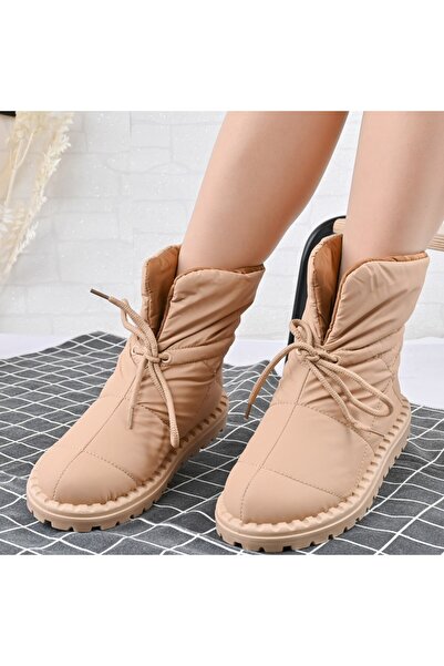 Tmall Women's boots,Made of suede with fur interior,TM1CD1032,Khaki