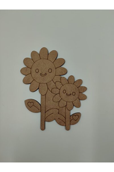 WOODIVA AHŞAP 10 قطع من لوحة رسم خشبية على شكل زهرة الشمس، نشاط فني للمدرسة، ...