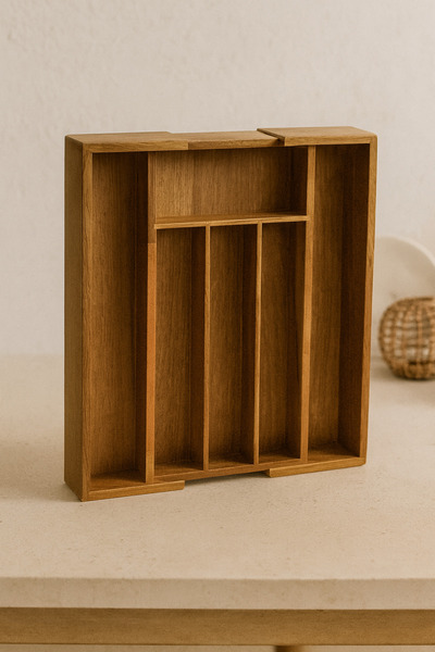 Bohemian Akasya Çekmece İçi Ayarlanabilir Kaşıklık – 25.5x35 cm (Kapalı) / 40x35 cm (Açık)