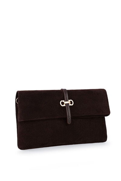 Bilik Deri Exclusive Brown Women's Portfolio & Clutch Bag Blm P-02-Sü