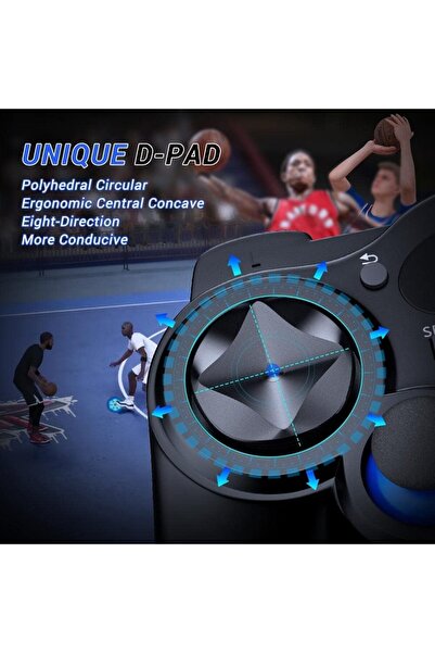 Generic USB Wireless Gaming Controller Gamepad for PC/PS3/Android/Steam - Black