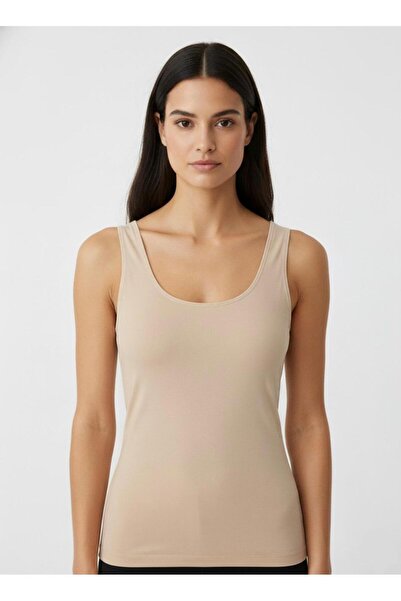 PYAAR Women's Thick Strap Skin Undershirt