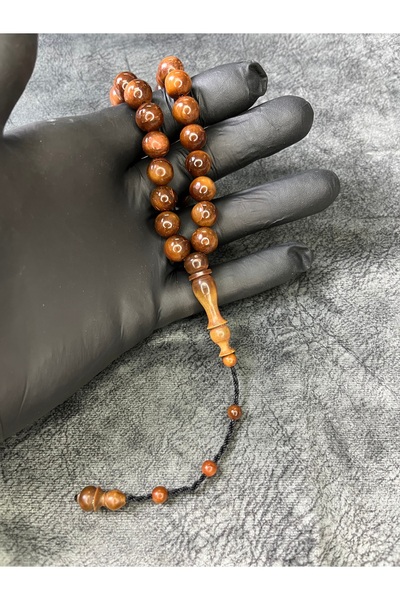 Mos Tespih High-End Natural Kuka Rosary with System