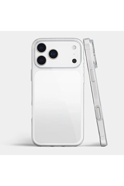 CaseWorld Apple iPhone 17 ProMax ile Uyumlu Kapak 1mm Şeffaf Süper Silikon Kılıf