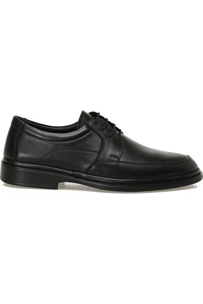 Polaris 109002 Black Genuine Leather Men's Shoes