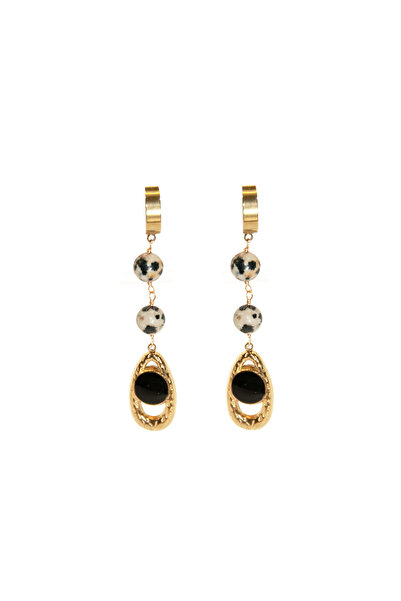 runa Dalmatian Earrings