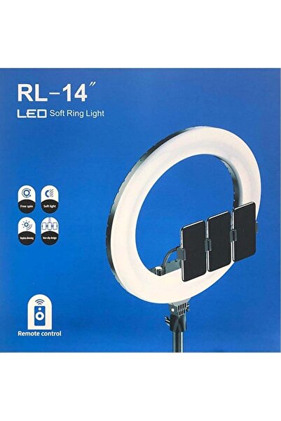 Generic LED Ring Light (14-inch) with Tripod Stand & Mini Tripod, Dual Temperature Modes