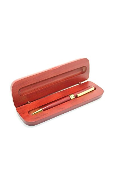 ZS DEMİR Ballpoint Pen with Wooden Box