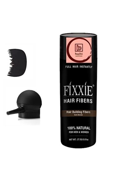 beauty pack Fixxie Hair Fibers, pachet de pudră cu aplicator și pieptene, blo...