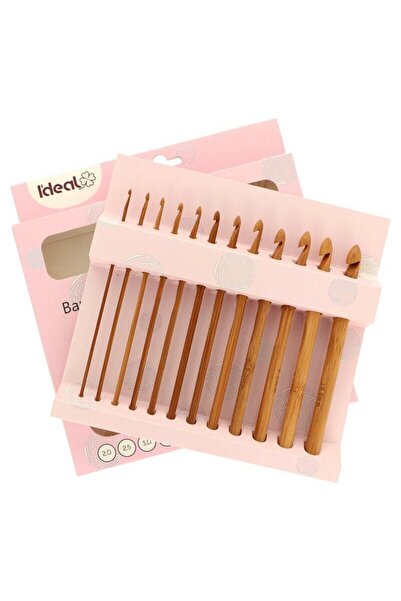 DUCK HOBY Bambu Tığ Seti, 12 Farklı Numaralı Tığ Seti