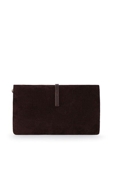 Bilik Deri Exclusive Brown Women's Portfolio & Clutch Bag Blm P-02-Sü