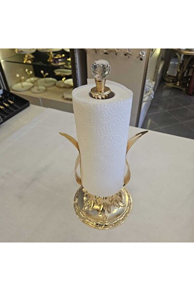 MaviDamla حامل مناديل ورقية معدني مصبوب ذهبي اللون