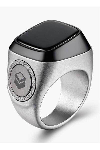 iqibla Smart Zikr Ring Metal 22mm Silver (ZIKR-M02)
