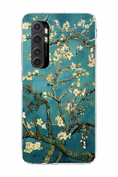 Elorakılıf Xiaomi Mi Note 10 Lite Uyumlu Baskılı Yumuşak Silikon Şeffaf Telef...
