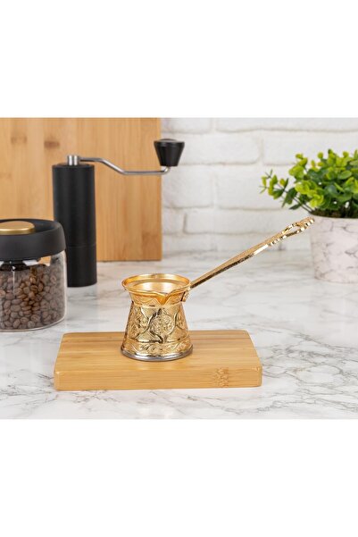 KT HOME Cezve Coffee Pot 3-Piece Cast Iron Cezve Zamak Coffee Pot Jazva Copper Cezve