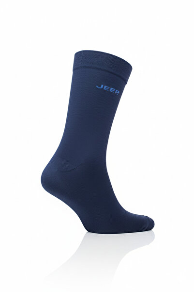 Jeep Erkek Pamuklu Pantolon Çorabı Burun Dikişsiz Lacivert