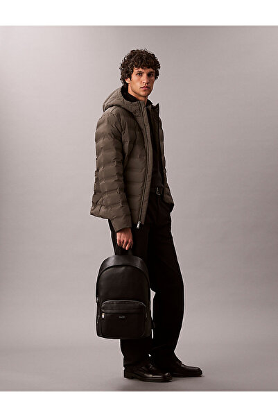 Calvin Klein Calvin Klein Men Black Raised Round Backpack