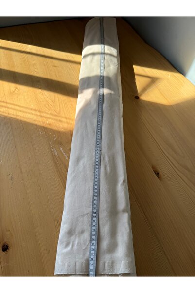 White Alamode Βαμβακερό ύφασμα σε κρεμ χρώμα