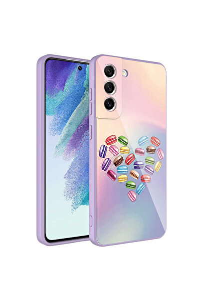 zore حافظة جوال جالاكسي S21 FE متوافقة مع الكاميرا، مصنوعة من السيليكون الصلب...