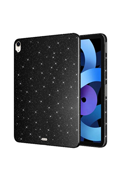 zore iPad Air 10.9 2020 (4Th Generation) Silvery Shiny Appearance Compatible Nxxa Tablet Cotton Case-Pink Dark