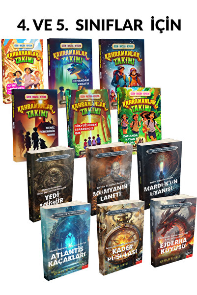 Nef Kitap 12’li Set: Kahramanlar Takımı & Geçmişin Muhafızları (Bilim Kurgu M...