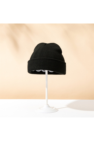 ESES BEBE Pack of 4 Unisex Flexible Ribbed Knit Beanies