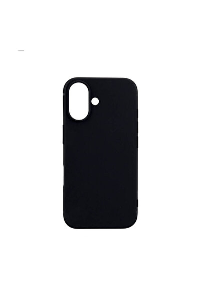 zore iPhone 16 Plus Case Nxxa İmax Silicone - Black