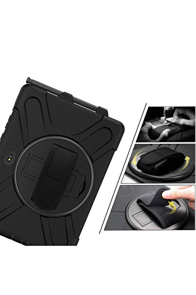 zore غطاء حماية سيليكون لجهاز جالاكسي تاب أكتيف برو 10.1 T540 NXXA - أسود