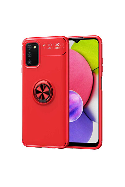 zore غطاء حماية سيليكون لهاتف جالاكسي A03s من جوي كريتيف - أحمر