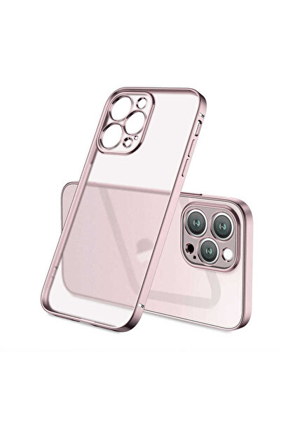 zore حافظة NXXA مات جي بوكس ​​متوافقة مع هاتف آيفون 13 برو - ذهبي وردي