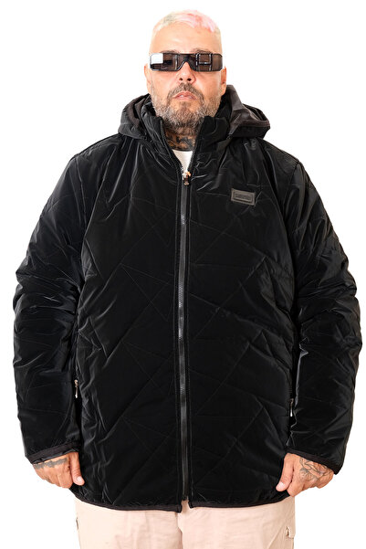 ModeXL Mode XL Men's Plus Size Coat Hooded U25701