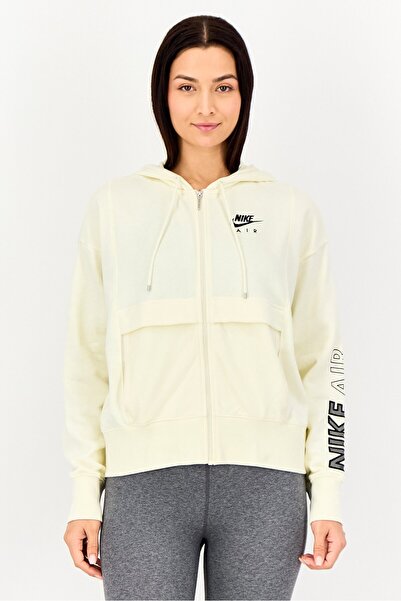 Nike Air Women Oversized Fit Long Sleeve Outdoor Hoodie, Cream