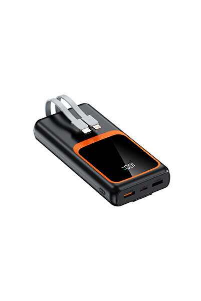 KPON H31 20000 MH PD 20W ve USB 22.5W FAST ŞARJ DAHİLİ TYPE C VE LİGHTNİNG KA...
