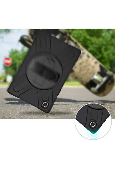 zore Galaxy Tab A7 10.4 T500 2020 Nxxa Defender Tablet Silicone Case - Black