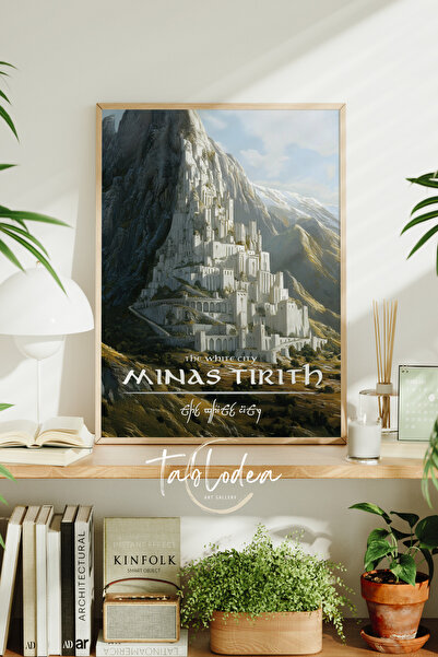 tablodea Yüzüklerin Efendisi Çerçeveli Poster Tablo, The Lord Of The Rings Ta...