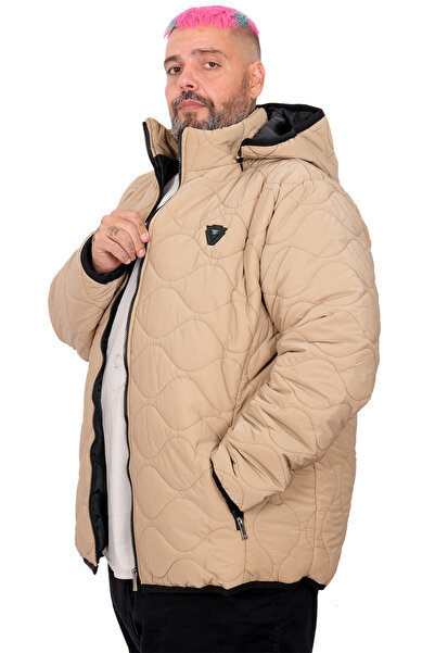 ModeXL Mode XL Plus Size Men's Coat Quilted Hooded U25701
