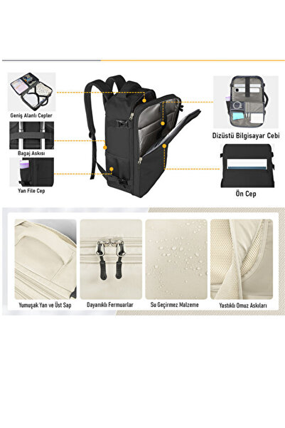 woys Σακίδιο ταξιδιού σε γκρι χρώμα, τσάντα φορητού υπολογιστή Ελαφρύ τσαντάκι χειρός Μικρή βαλίτσα τσάντα βαλίτσας