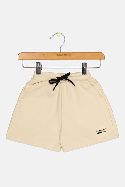Reebok Toddlers Boy Brand Logo Terry Shorts, Beige