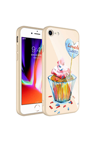 zore iPhone 7 Case Camera Protection Patterned Hard Silicone Joiecreatif Epox...