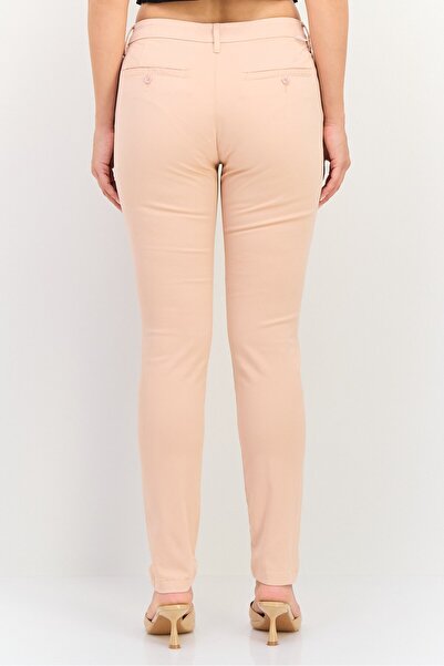 Reiko Women Regular Fit Solid Chino Pants, Pink