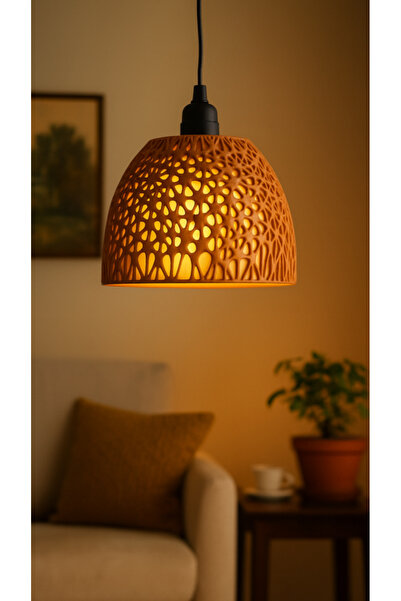 decory Byone Organik dokulu Tekli Sarkıt Avize, Pinterest Tarzı Cozy Tekli Av...