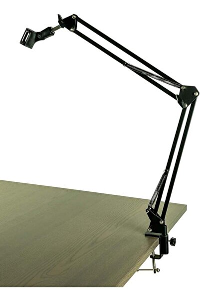 PopZa مشبك تثبيت على الطاولة لذراع تعليق معدني للميكروفون من Generic مع مشبك ...