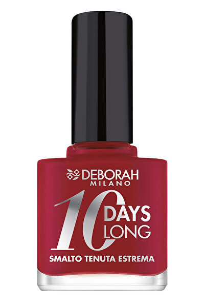OEM Deborah, 10 Days Long, Nail Polish, 886, Vintage Red, 11 ml