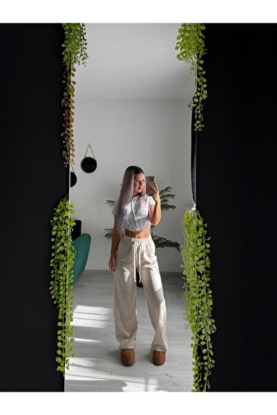 by SLA boutique Women's Wide Leg Pants with Drawstring - Comfortable, Street Fashion, 3 Colors Available